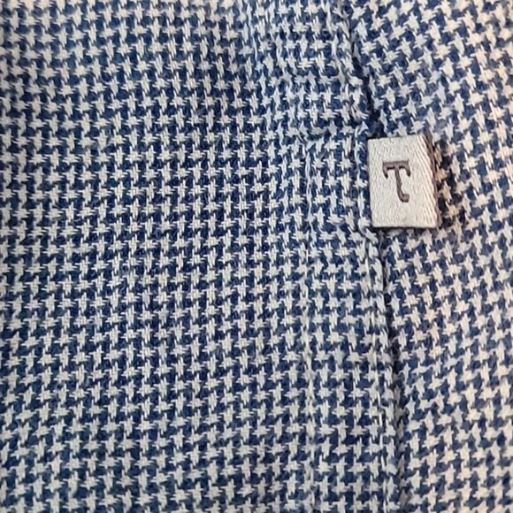 Toad & Co Mixologist Tunic Dress Size S Pockets Organic Cotton Long Sleeve Blue - Picture 9 of 11